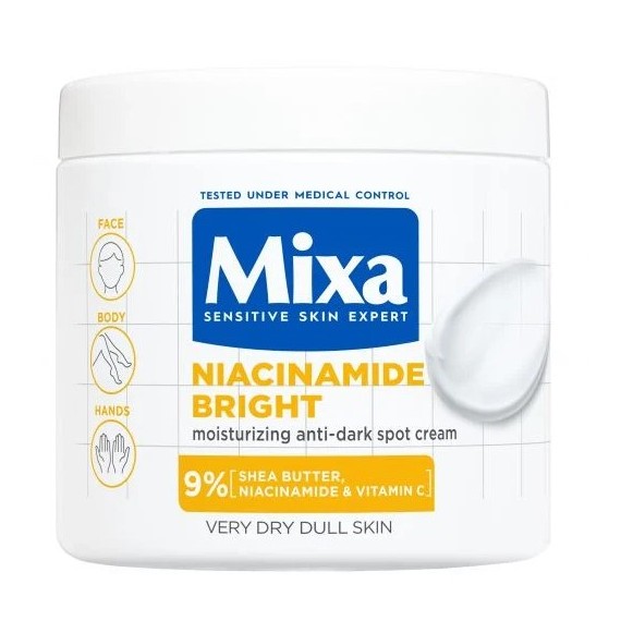 Mixa Niacinamid hidratáló krém sötét foltok ellen