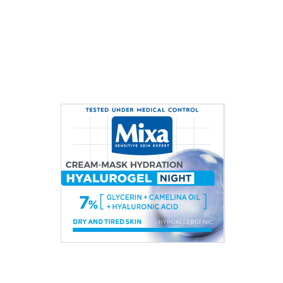 Mixa Hyalurogel éjszakai ápolás