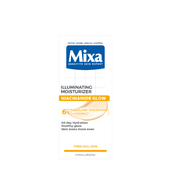 Mixa Niacinamide Glow hidratáló krém