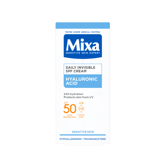 MIXA Láthatatlan nappali krém SPF 50