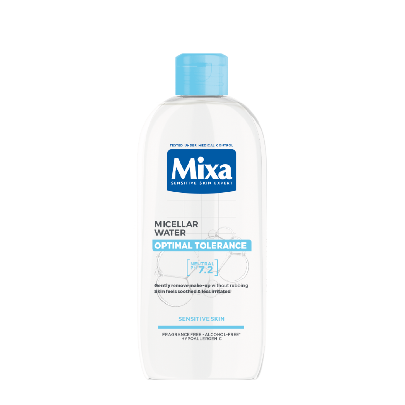 Mixa Micellás víz optimális toleranciával a érzékeny és reaktív bőr számára