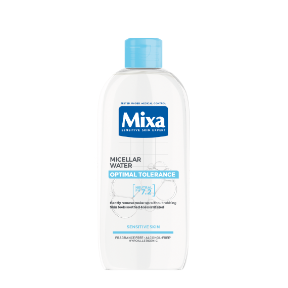 Mixa Micellás víz optimális toleranciával a érzékeny és reaktív bőr számára