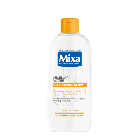 Mixa Niacinamide Glow micellás víz