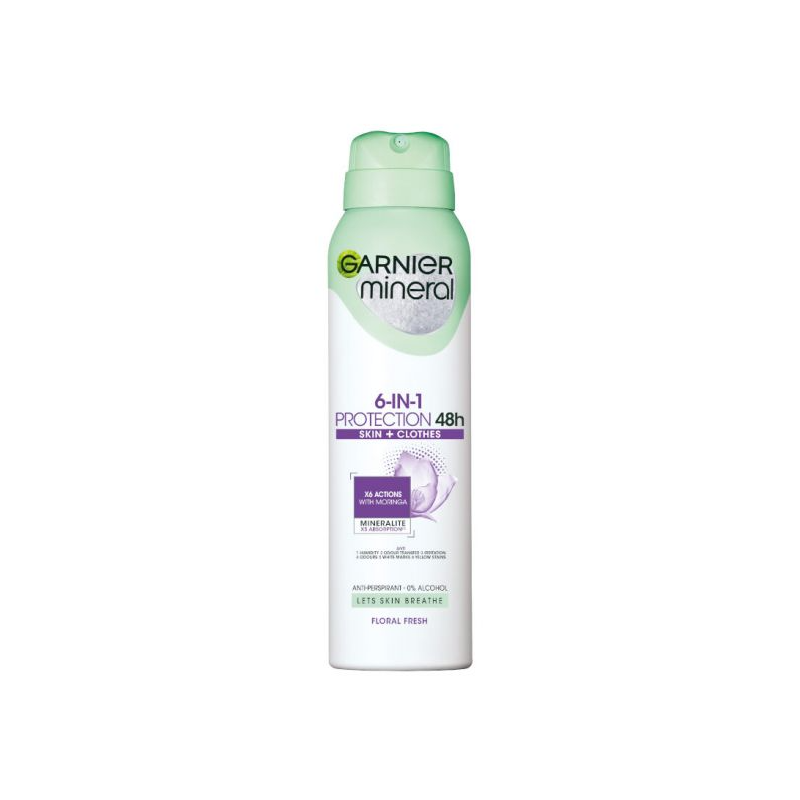 Garnier Deo Protection Skin 6-in-1 Floral Fresh Női dezodor spray
