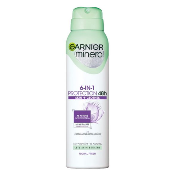 Garnier Deo Protection Skin 6-in-1 Floral Fresh Női dezodor spray