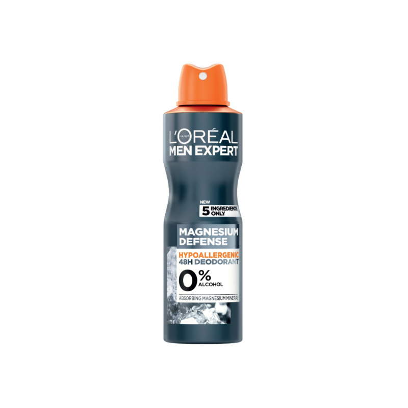 L'Oreal Paris Men Expert Magnesium Defense Deodorant spray pentru bărbați