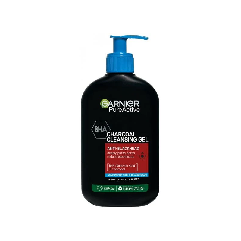 Garnier Pure Active Tisztító gél aktív szenet tartalmazó fekete pontok ellen