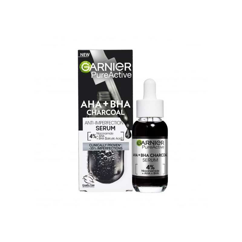 Garnier Pure Active Charcoal Tisztító szérum a bőrhibák ellen