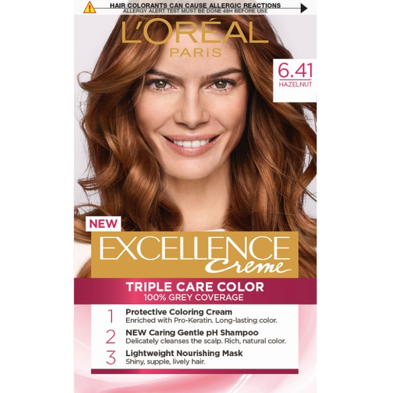L'Oreal Paris Excellence 6.41 Mogyoró Hajfesték