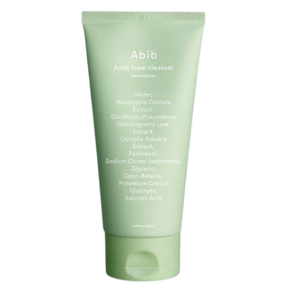 ABIB Acne Foam Cleanser Heartleaf Foam Tisztító hab az arcnak