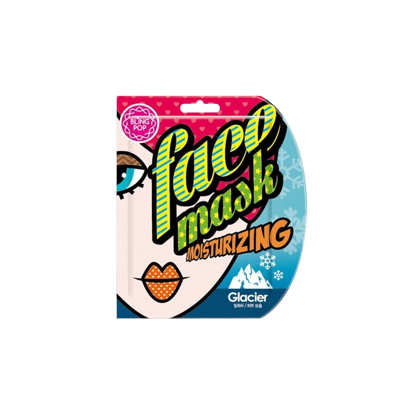 Blingpop Glacier Moisturizing Face Mask Hidratáló arcpakolás