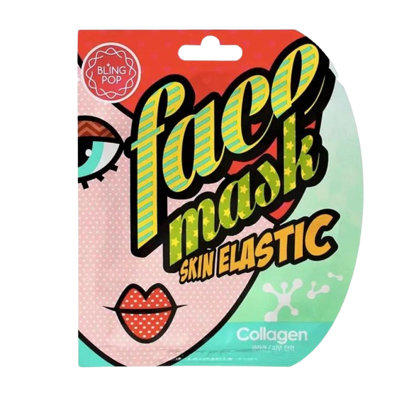 Blingpop Kollagénes bőrgél maszk Arcpakolás kollagénnel