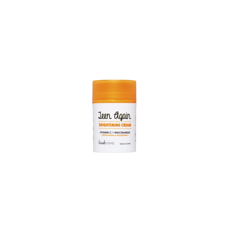lookATME Teen Again Brightening Cream Vitamin C + Niacinamide Arckrém világosító hatással