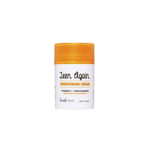 lookATME Teen Again Brightening Cream Vitamin C + Niacinamide Arckrém világosító hatással