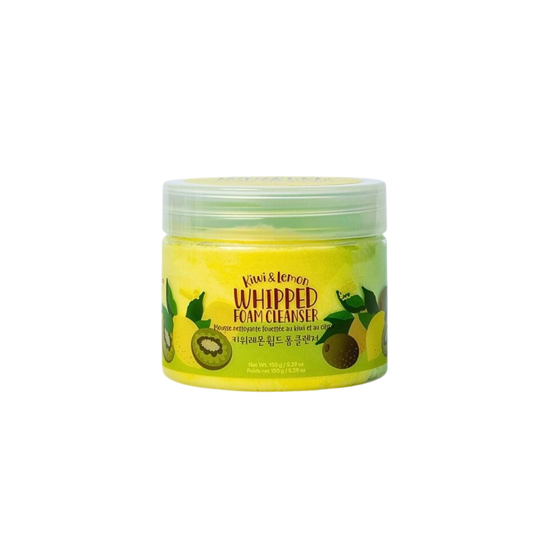 Glamfox Kiwi & Lemon Whipped Foam Cleanser Arctisztító hab kivi és citrommal