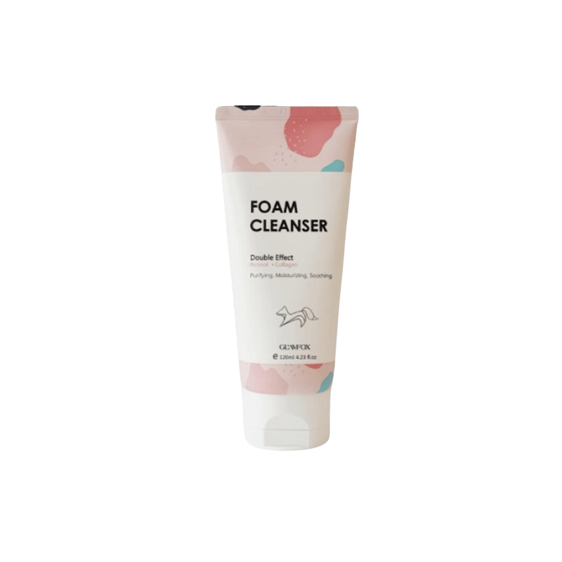 Glamfox Double Effect Foam Cleanser Retinol + Collagen Arctisztító hab