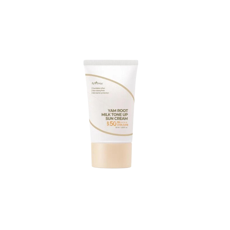 Isntree Yam Root Milk Tone Up Sun Cream SPF50+ PA++++ Arcbőr tónusjavító napvédő krém