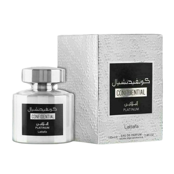Lattafa Confidential Platinum Unisex parfüm EDP