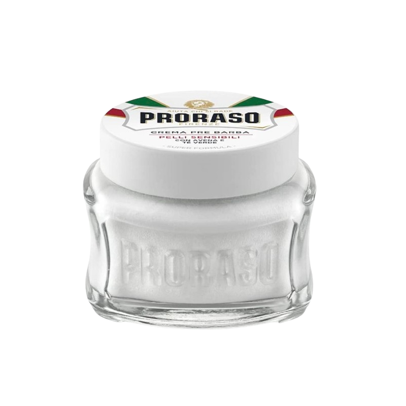 Proraso Pre Shave Cream Sensitive Green Tea Nyugtató borotválkozás előtti krém Zöld teával