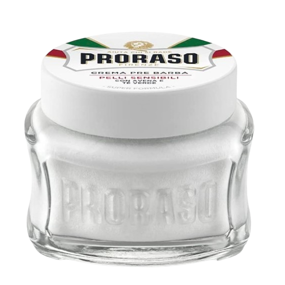 Proraso Pre Shave Cream Sensitive Green Tea Nyugtató borotválkozás előtti krém Zöld teával