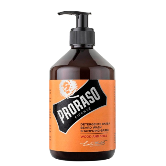Proraso Szakállsampon Fa és Fűszer Tápláló szakállsampon Cédrus, Sáfrány és Vanília