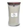 WoodWick Fireside Au Coin Du Feu Illatos gyertya fa kanóccal