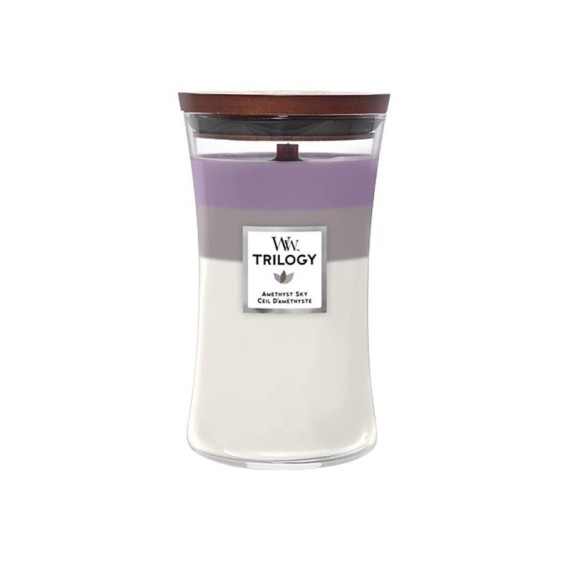 WoodWick Evening Luxe Illatos gyertya fából készült wickszel