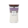 WoodWick Evening Luxe Illatos gyertya fából készült wickszel