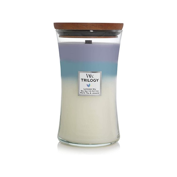 WoodWick Calming Retreat Illatos gyertya fa wickkel