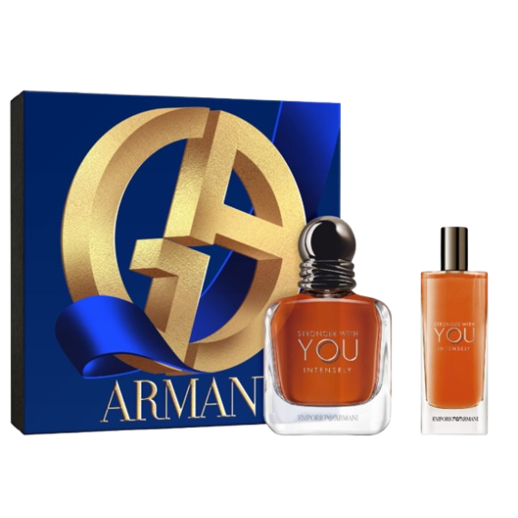 Giorgio Armani Stronger With You Intensely Ajándékcsomag férfiaknak