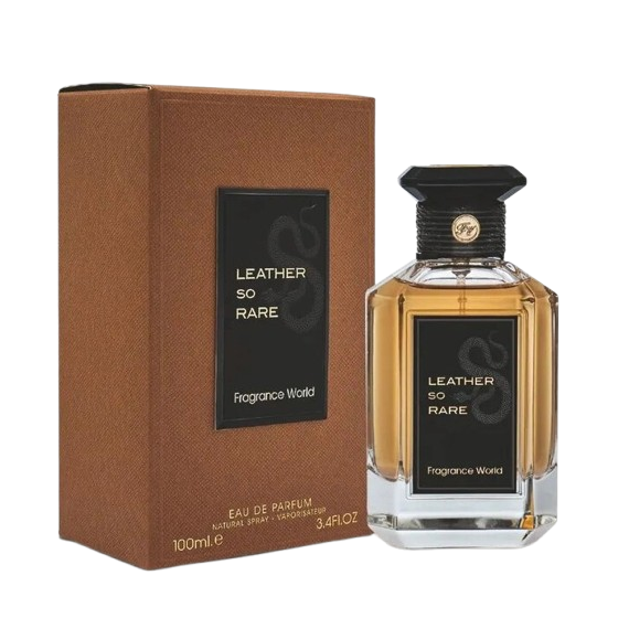 Fragrance World Leather So Rare Unisex parfüm EDP