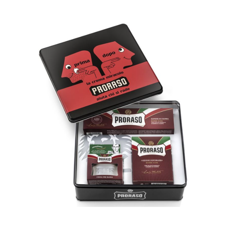 Proraso Vintage Selection Prima&Dopo - Tápláló 3 termék csomag