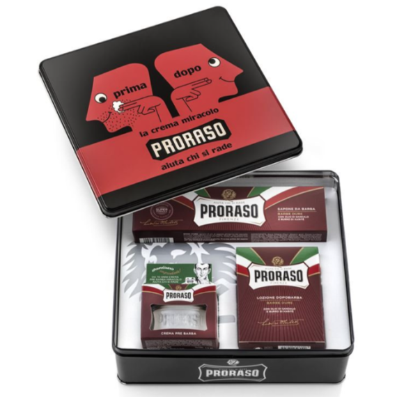 Proraso Vintage Selection Prima&Dopo - Tápláló 3 termék csomag