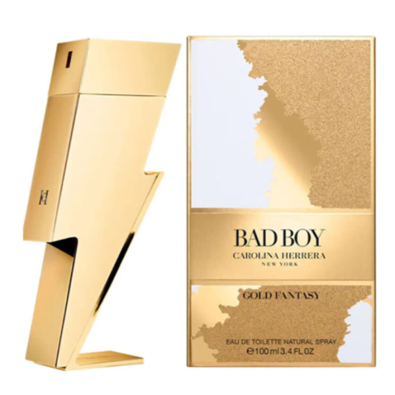 Carolina Herrera Bad Boy Gold Fantasy Férfi toalett víz EDT