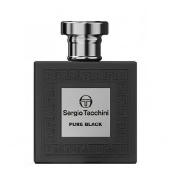 Sergio Tacchini Pure Black Férfi parfüm Tester EDT