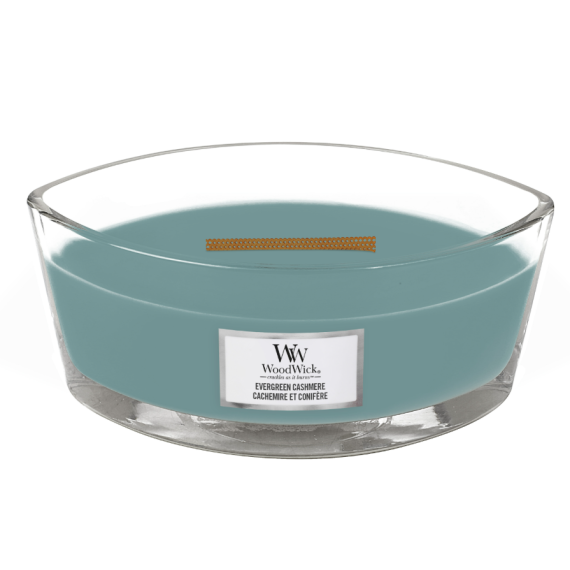WoodWick Evergreen Cashmere Illatos gyertya