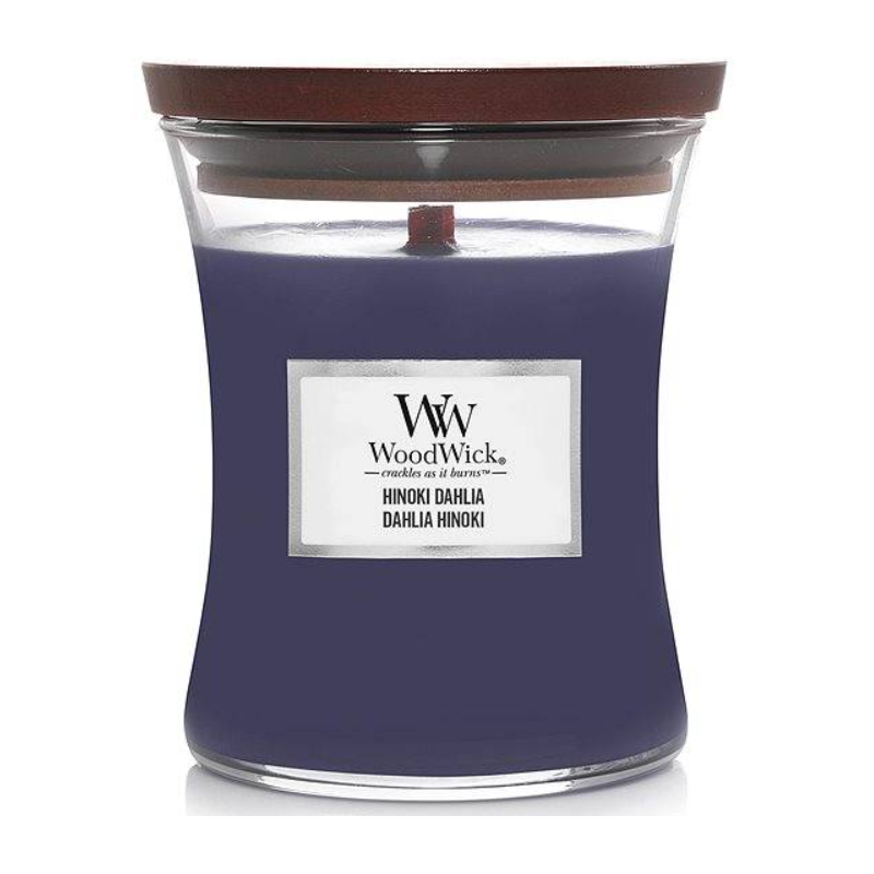 WoodWick Hinoki Dahlia Illatos gyertya