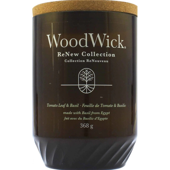 WoodWick Renew Paradicsomlevél & Bazsalikom Gyertya illatos gyertya