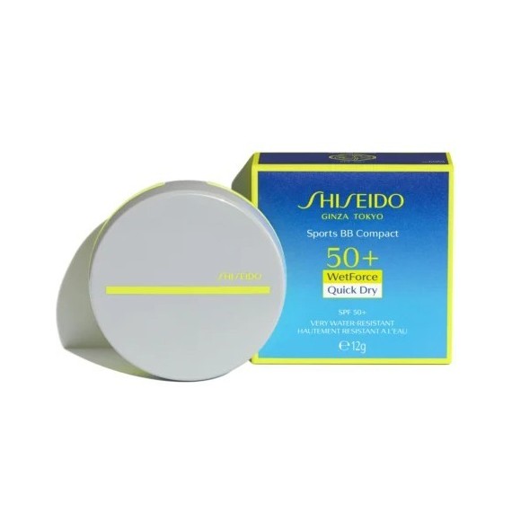 Shiseido Sports BB Compact SPF 50+ Napvédő faktoros alapozó
