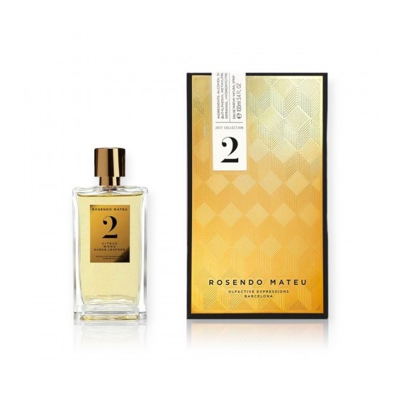 Rosendo Mateu Nº 2 Citrus, Wood, Suede Leather Unisex parfüm EDP