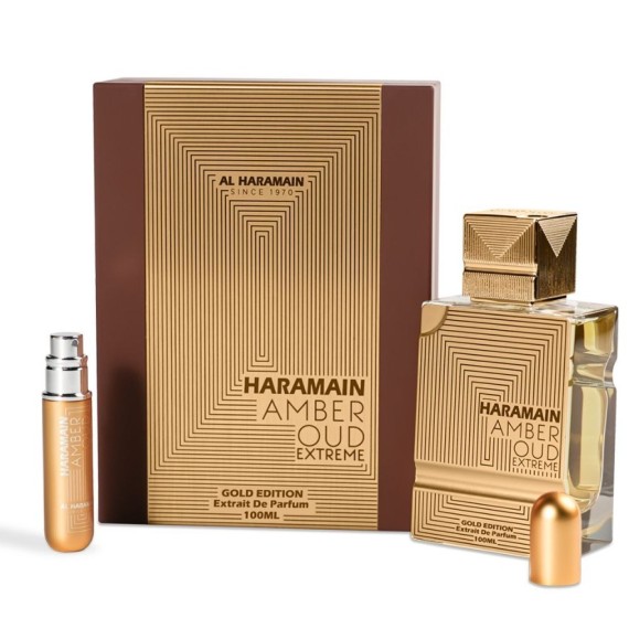 Al Haramain Amber Oud Gold Edition Extreme Pure Parfum Uniszex ajándékkészlet