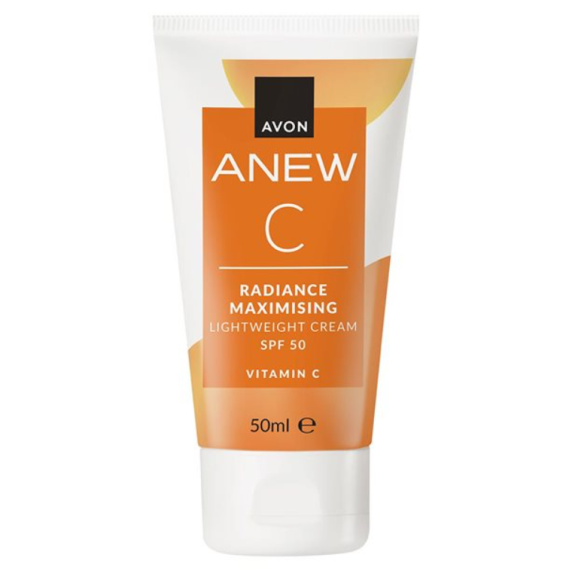 Avon Anew Radiance Ragyogást adó könnyű arckrém SPF50