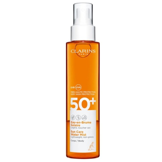 Clarins Sun Care Water Mist SPF 50 napvédő testpermet tester