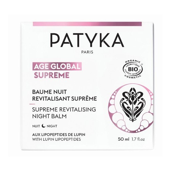 Patyka Age Global Supreme Revitalizáló éjszakai balzsam