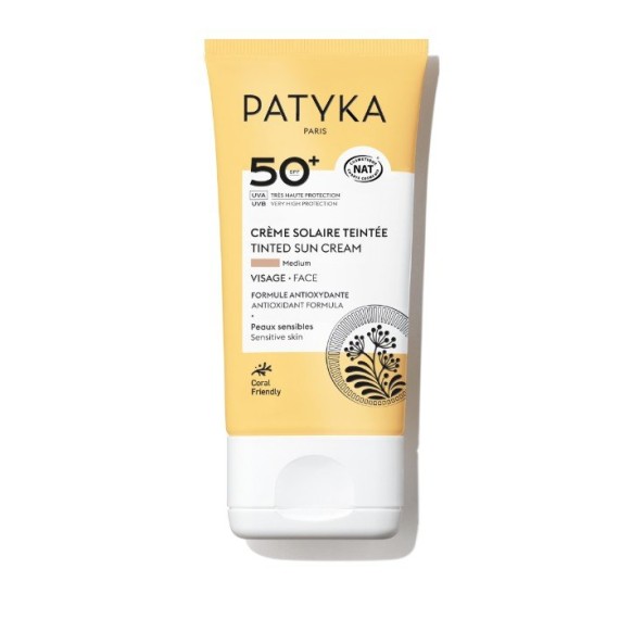 Patyka Suncare Színezett fényvédő arckrém SPF 50+