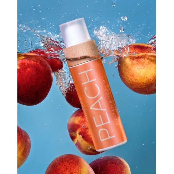Cocosolis Peach Suntan & Body Oil Bio gyors barnulást segítő testolaj