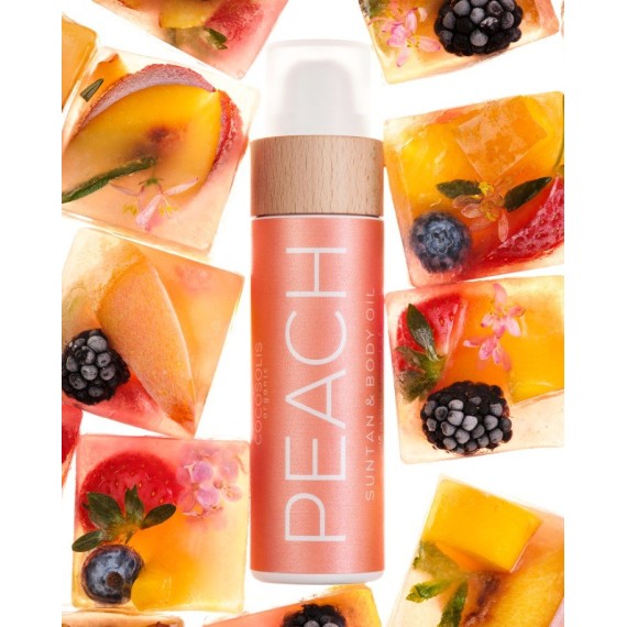Cocosolis Peach Suntan & Body Oil Bio gyors barnulást segítő testolaj