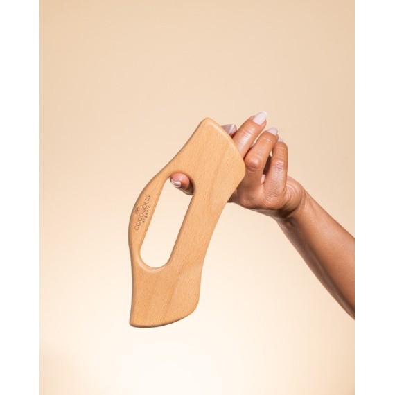 Cocosolis Body GUA SHA Anti-cellulite & Sculpting Massager Természetes fából készült testmasszírozó