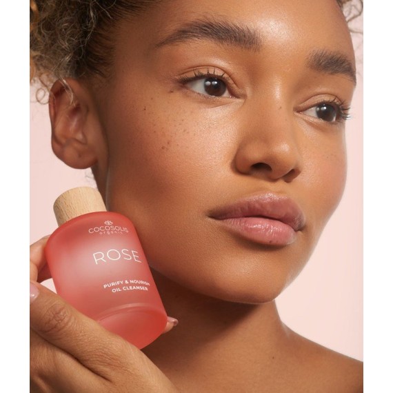 Cocosolis ROSE Purify & Nourish Oil Cleanser Arctisztító olaj