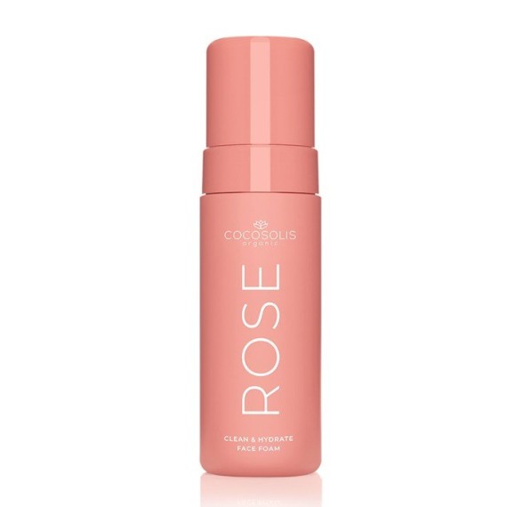 Cocosolis ROSE Clean & Hydrate Face Foam Arctisztító hab